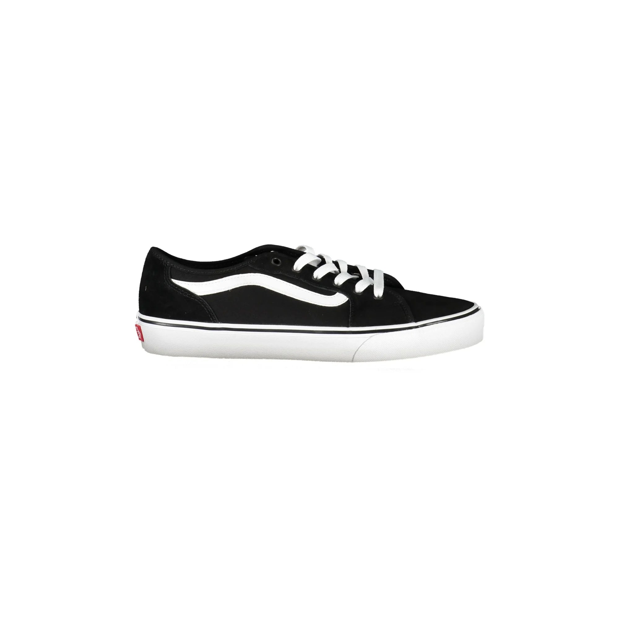 Vans Sneakers Uomo Nere Dettagli a Contrasto Logo Nero - foto prodotto